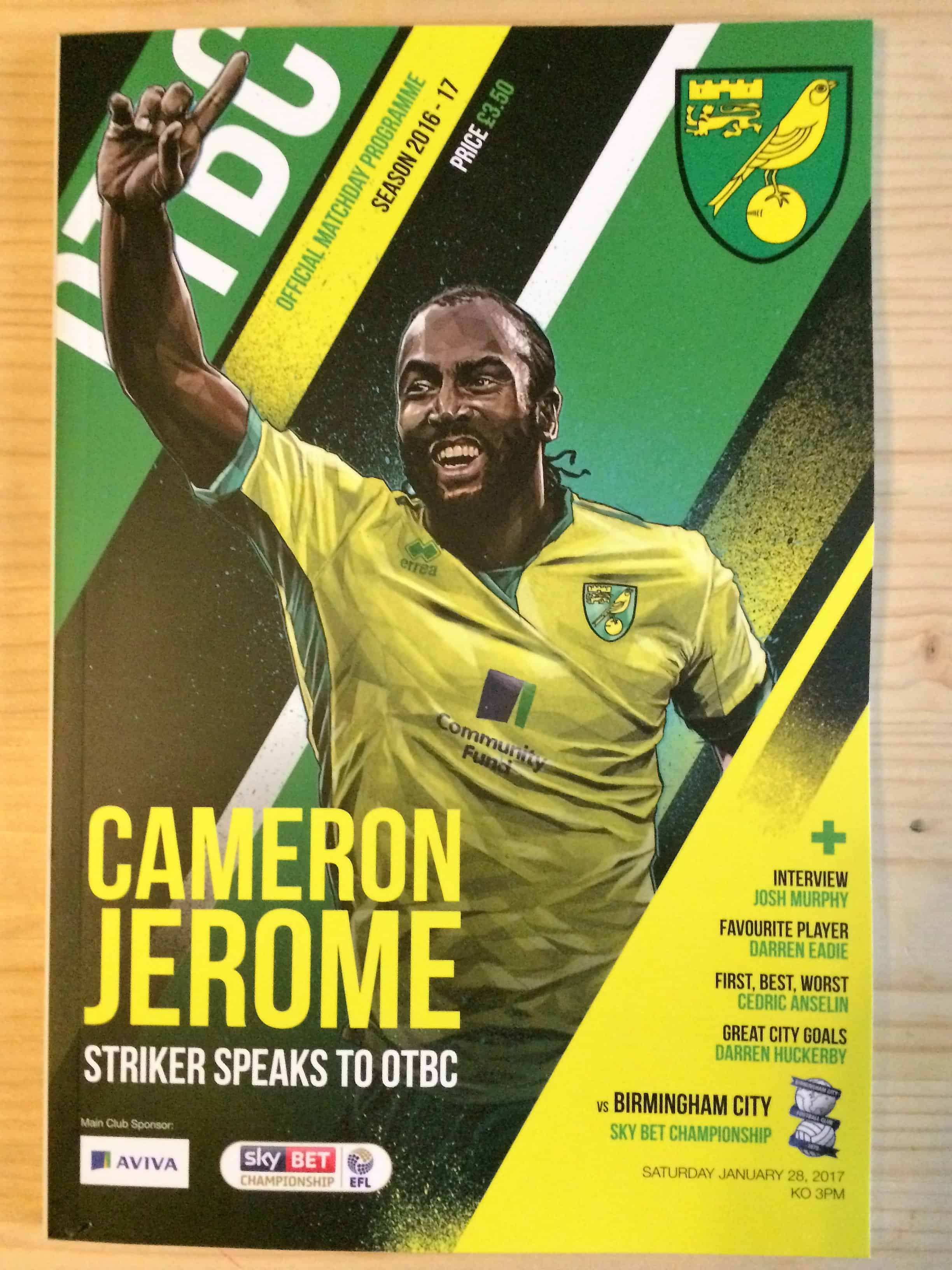 Norwich City FC v Birmingham City FC